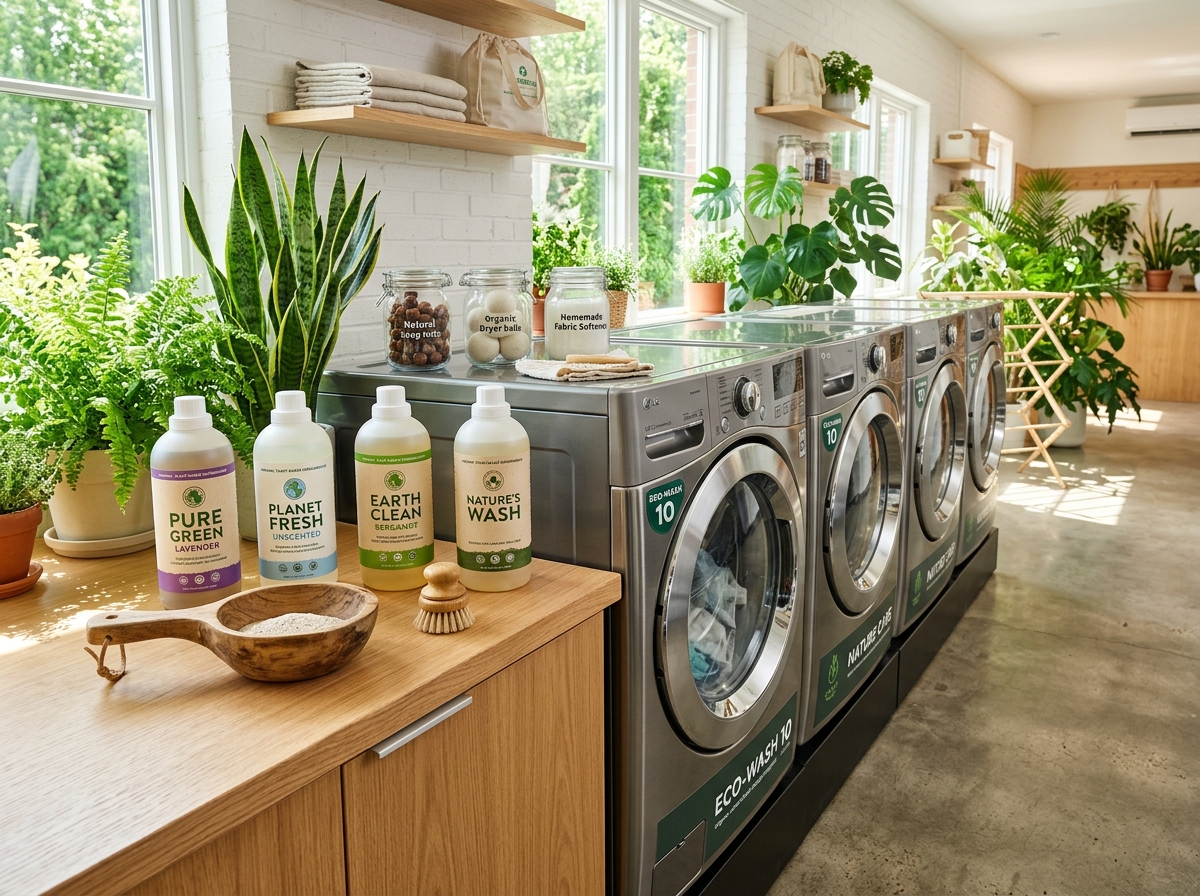 Modern eco-wash studio with biodegradable care