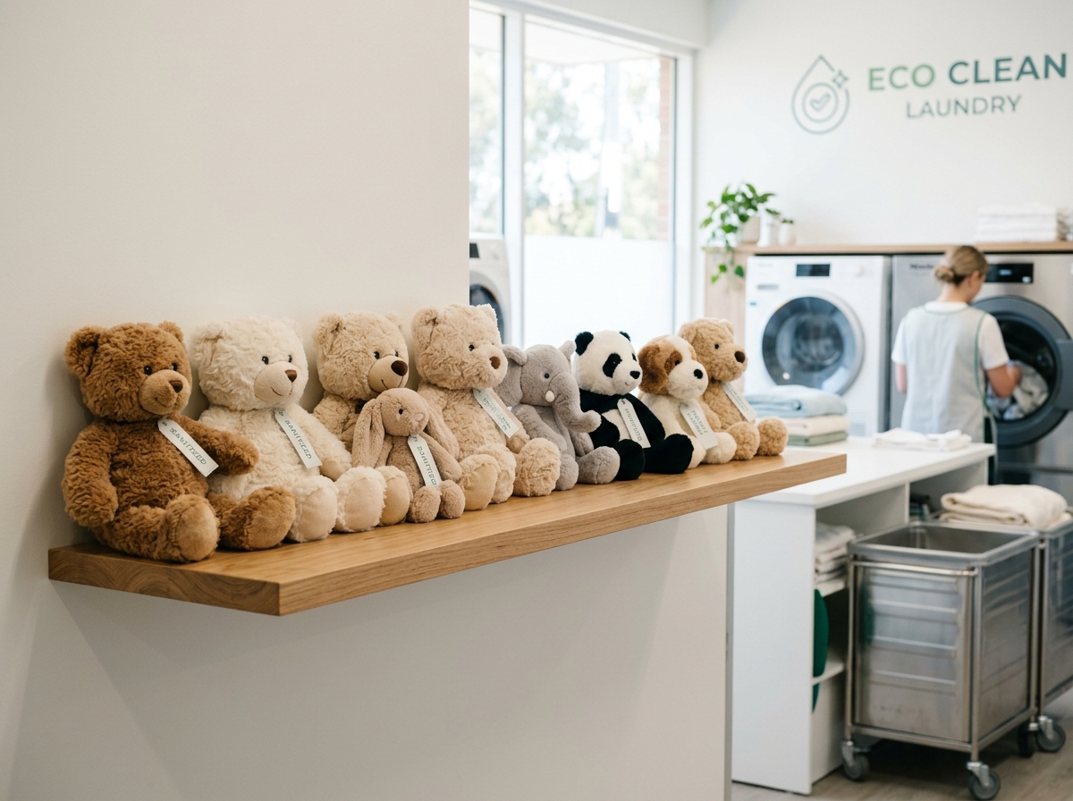 Soft toy cleaning and sanitization